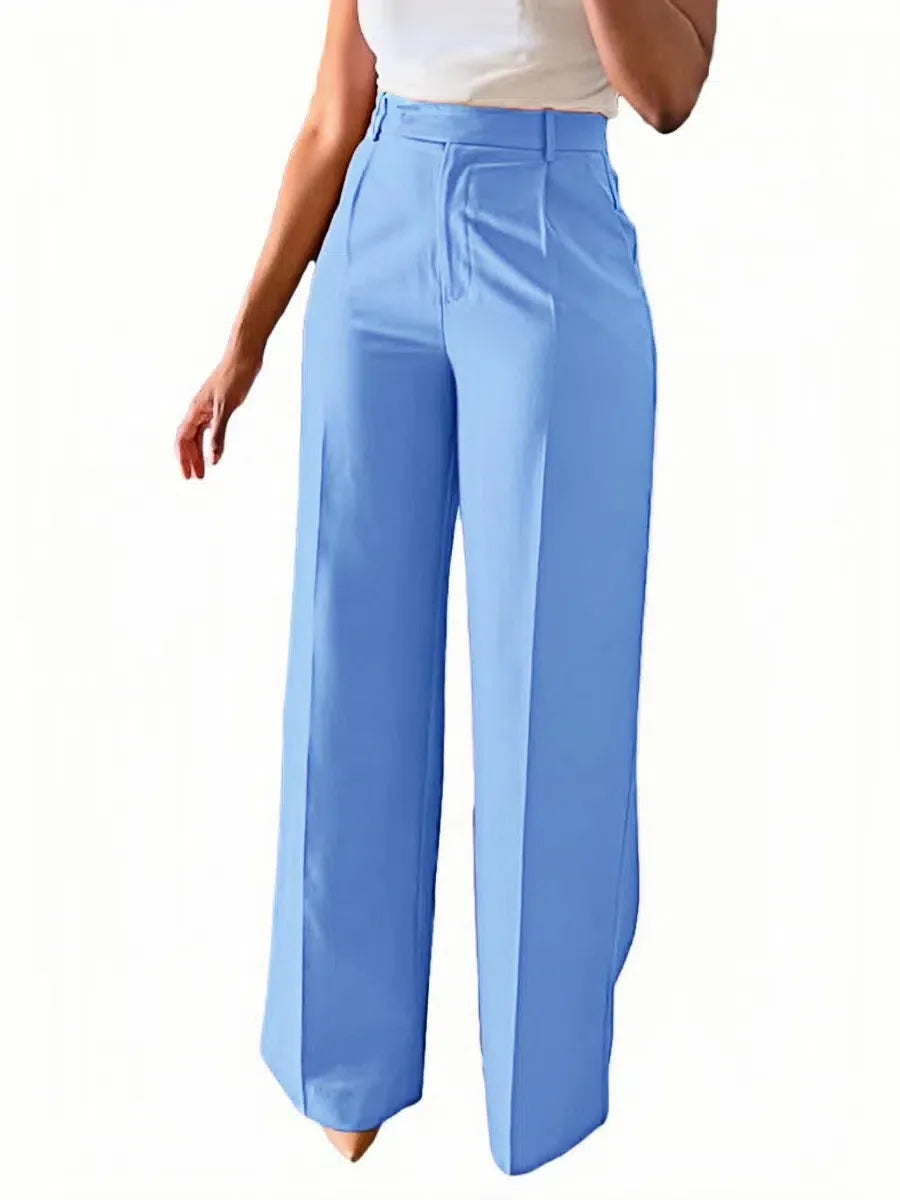 New Commuting High Waisted Straight Leg Pants