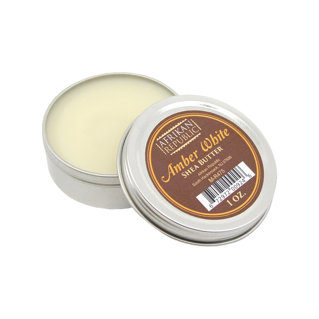Afrikan Republic Shea Butter – Amber White 1 oz.