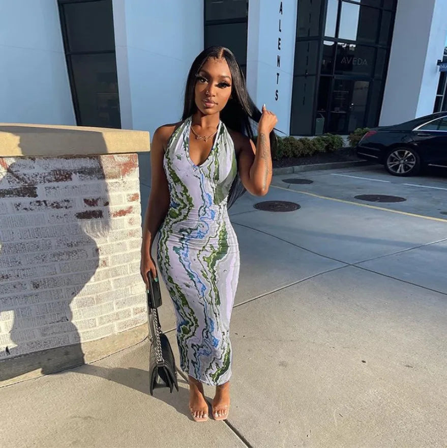 Summer Dress 2025 New Design Backless Maxi Dress (Sm - 3X) (4 Styles) - Click here