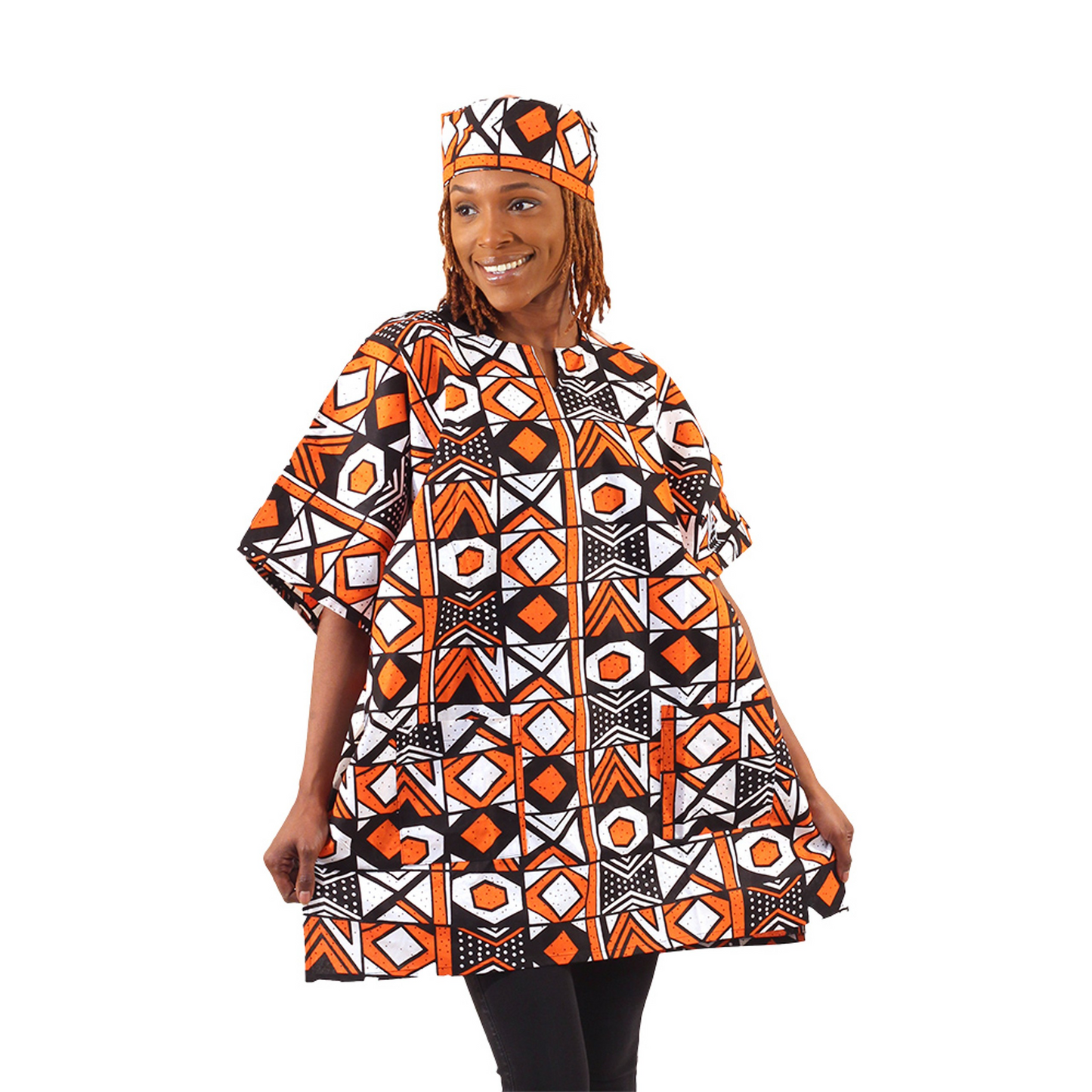Bold Ankara Print Dashikis Unisex - Various Styles (Click Here)