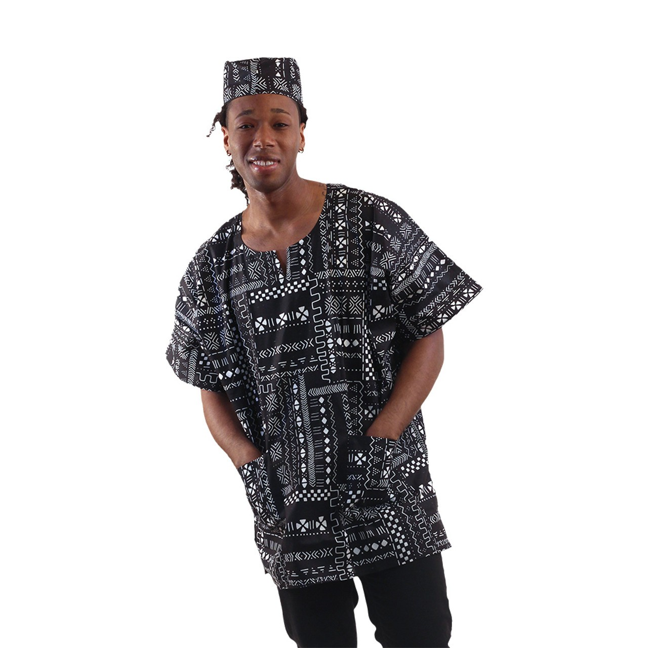 Bold Ankara Print Dashikis Unisex - Various Styles (Click Here)