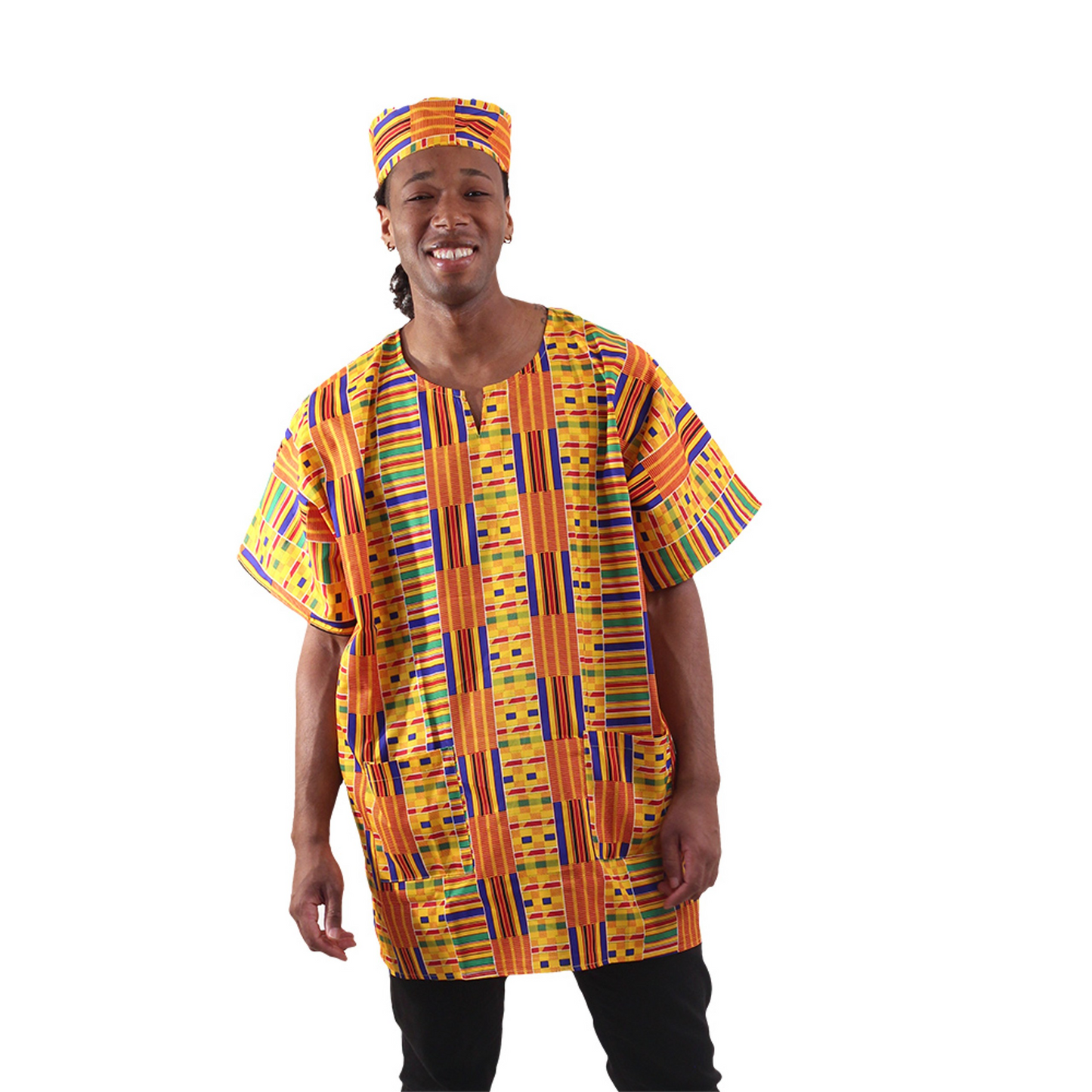 Bold Ankara Print Dashikis Unisex - Various Styles (Click Here)