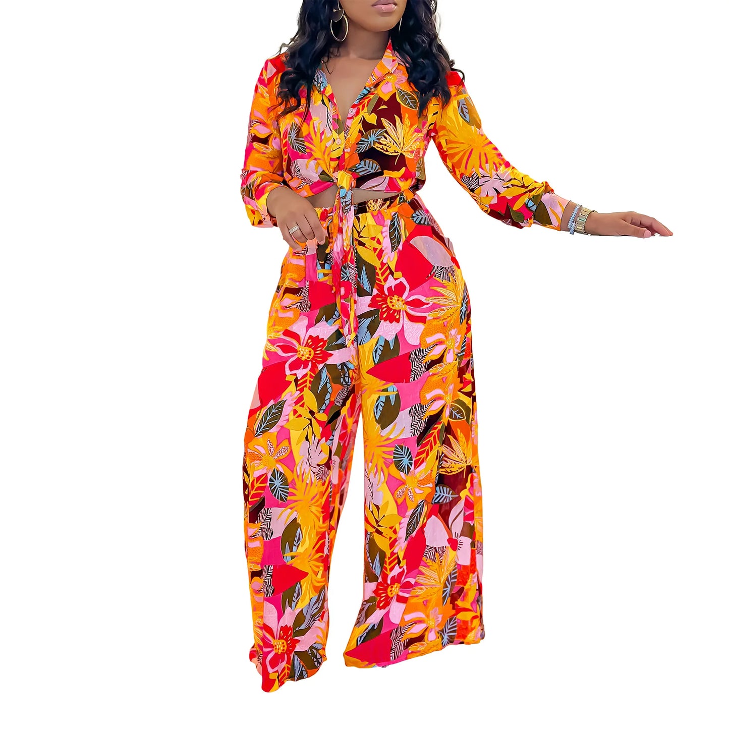 2 Piece Matching Print Pants Set (3 Styles) Sm-3X (Click here)