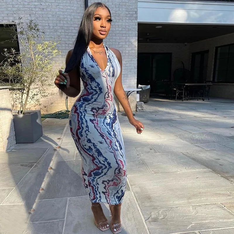 Summer Dress 2025 New Design Backless Maxi Dress (Sm - 3X) (4 Styles) - Click here