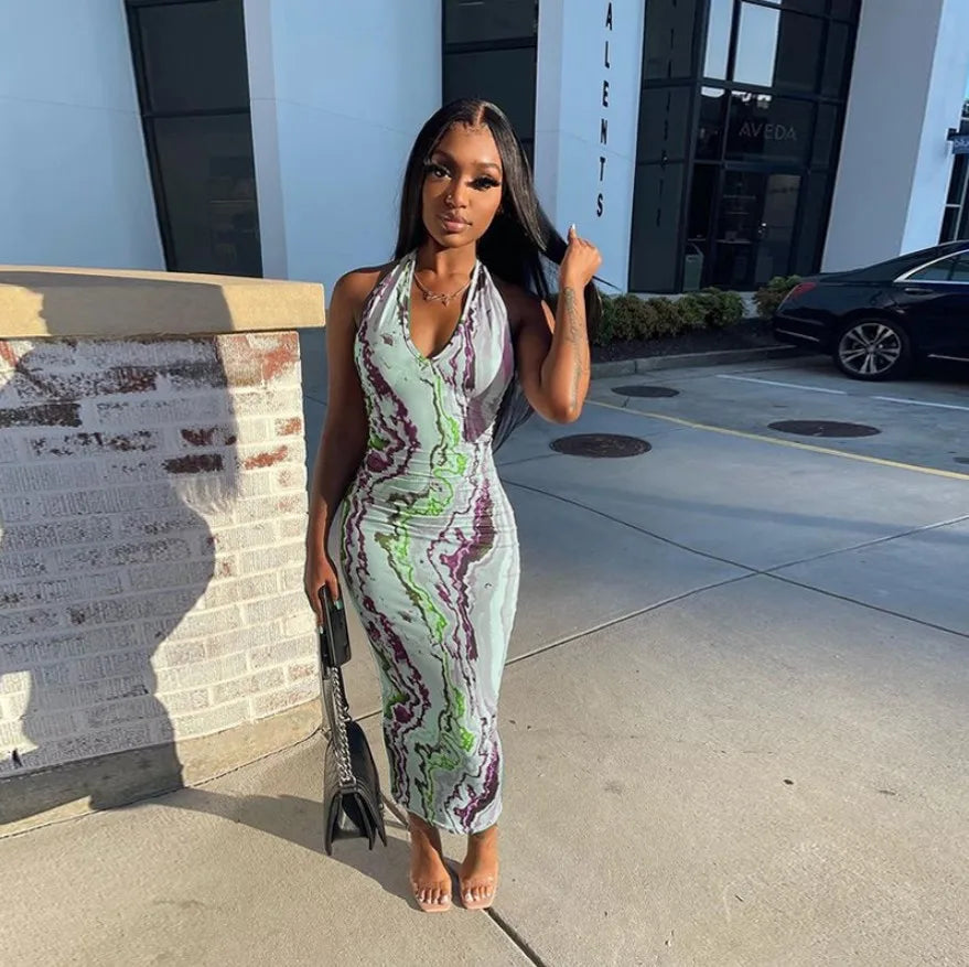 Summer Dress 2025 New Design Backless Maxi Dress (Sm - 3X) (4 Styles) - Click here