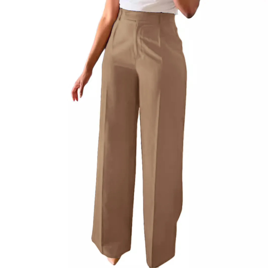 New Commuting High Waisted Straight Leg Pants