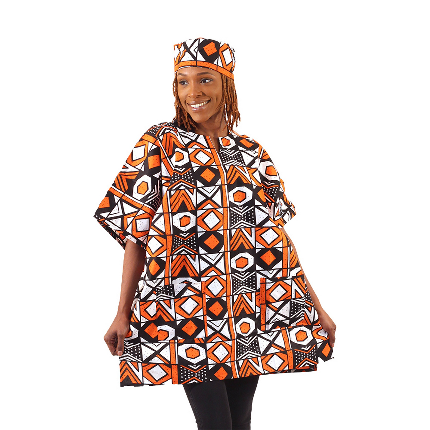 Bold Ankara Print Dashikis Unisex (Click Here)