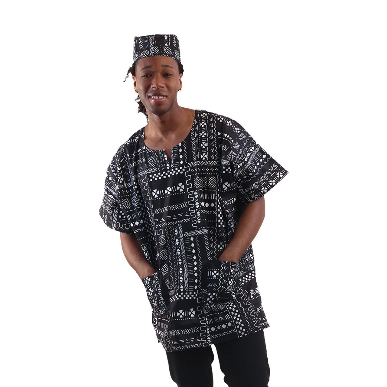 Bold Ankara Print Dashikis Unisex (Click Here)