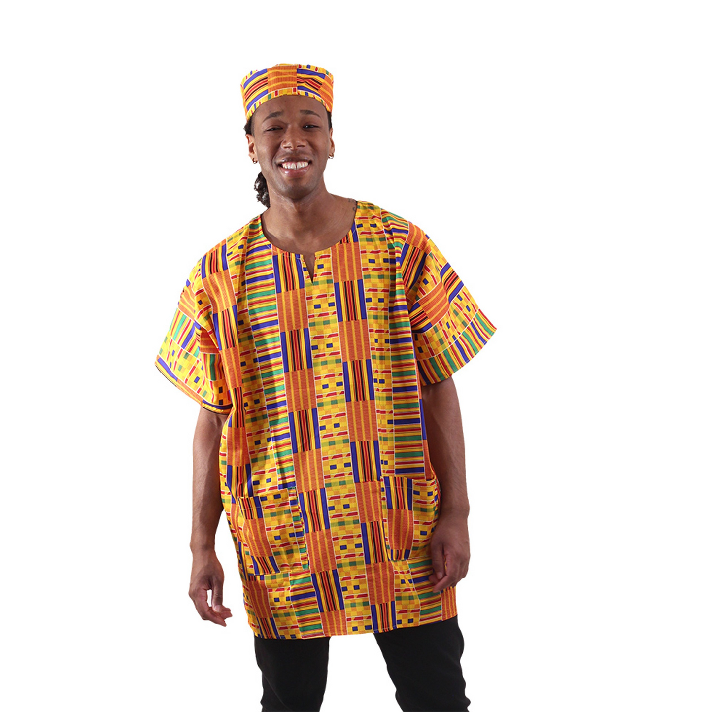 Bold Ankara Print Dashikis Unisex (Click Here)