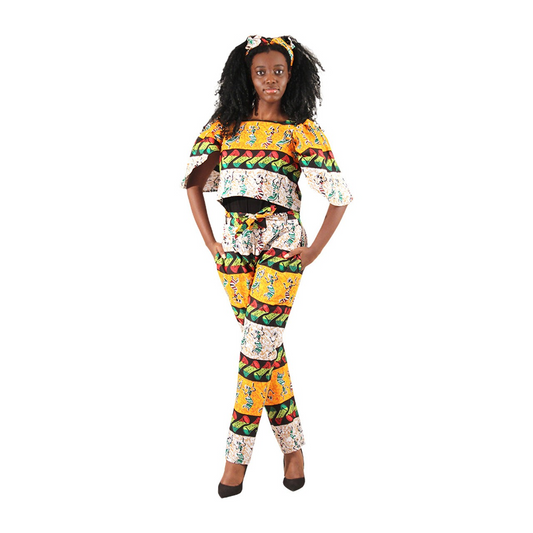 Tribal Print Top & Pants Sets (2 Styles)