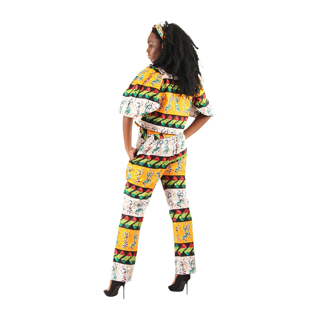 Tribal Print Top & Pants Sets (2 Styles)