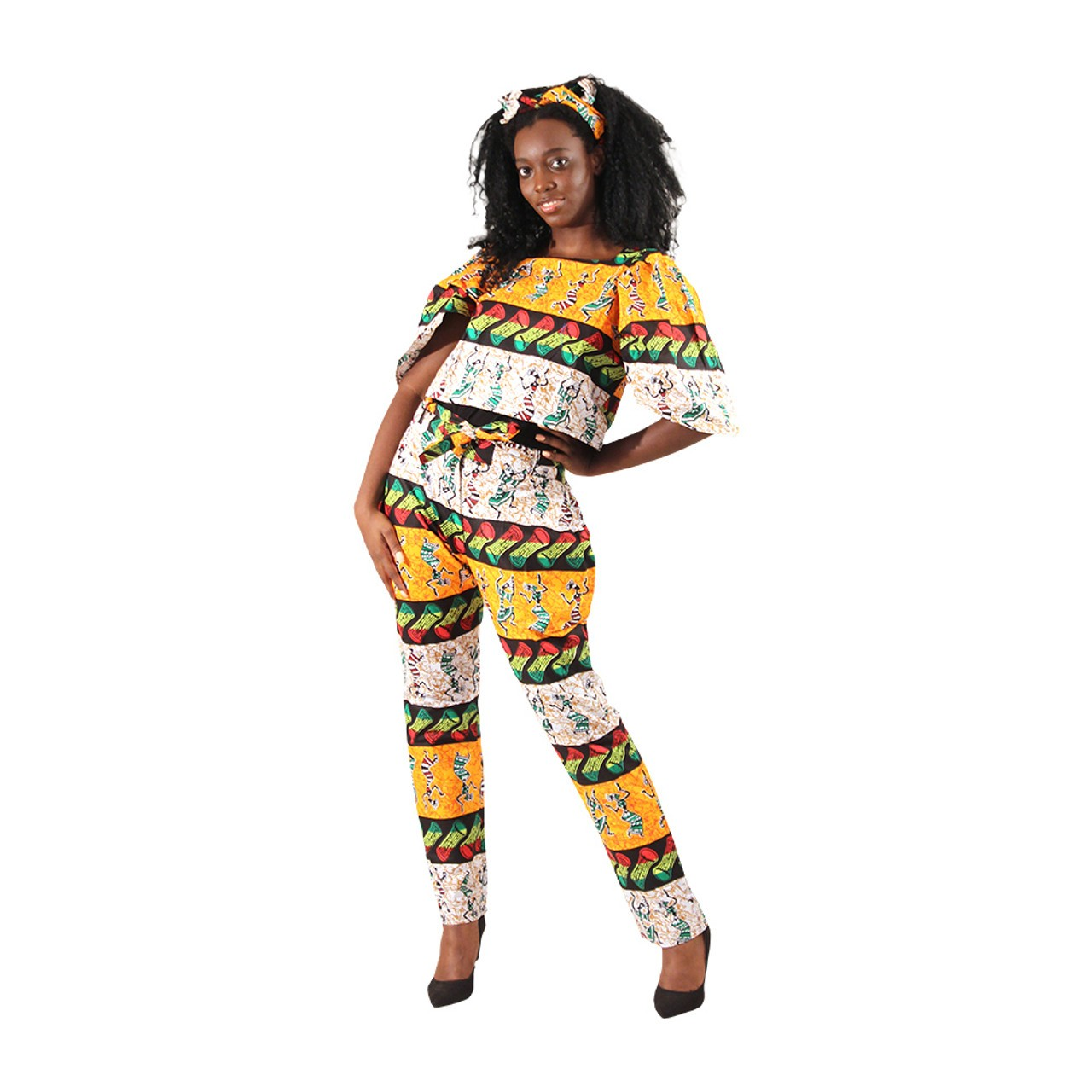 Tribal Print Top & Pants Sets (2 Styles)