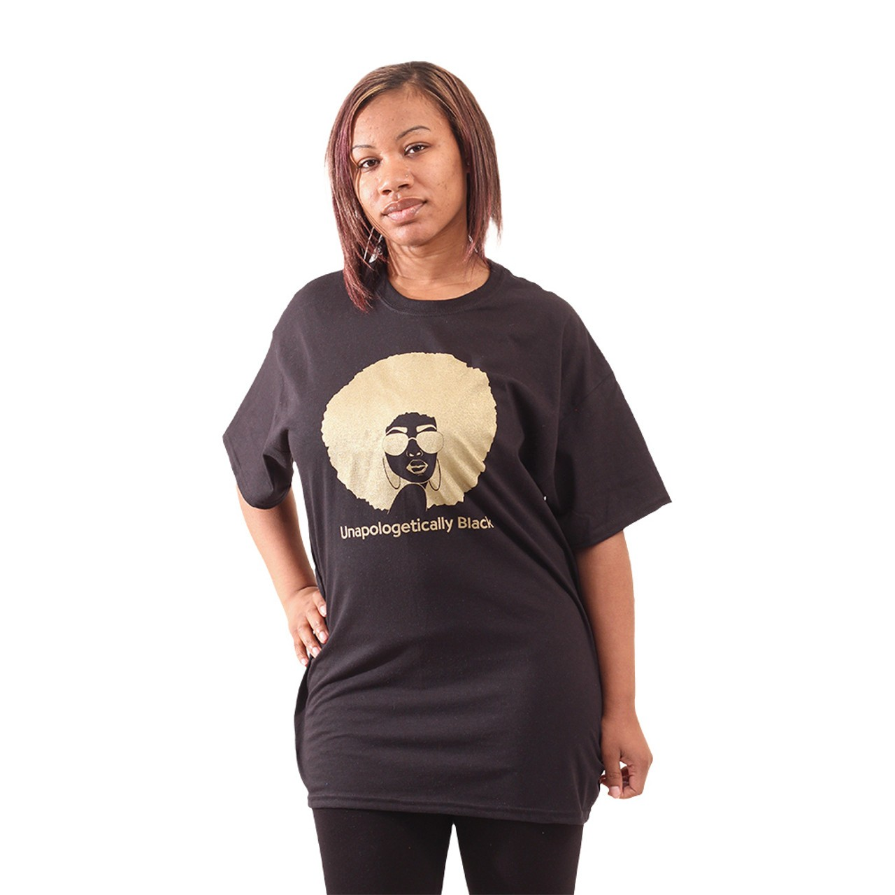 Unapologetically Black T-Shirt: BLACK