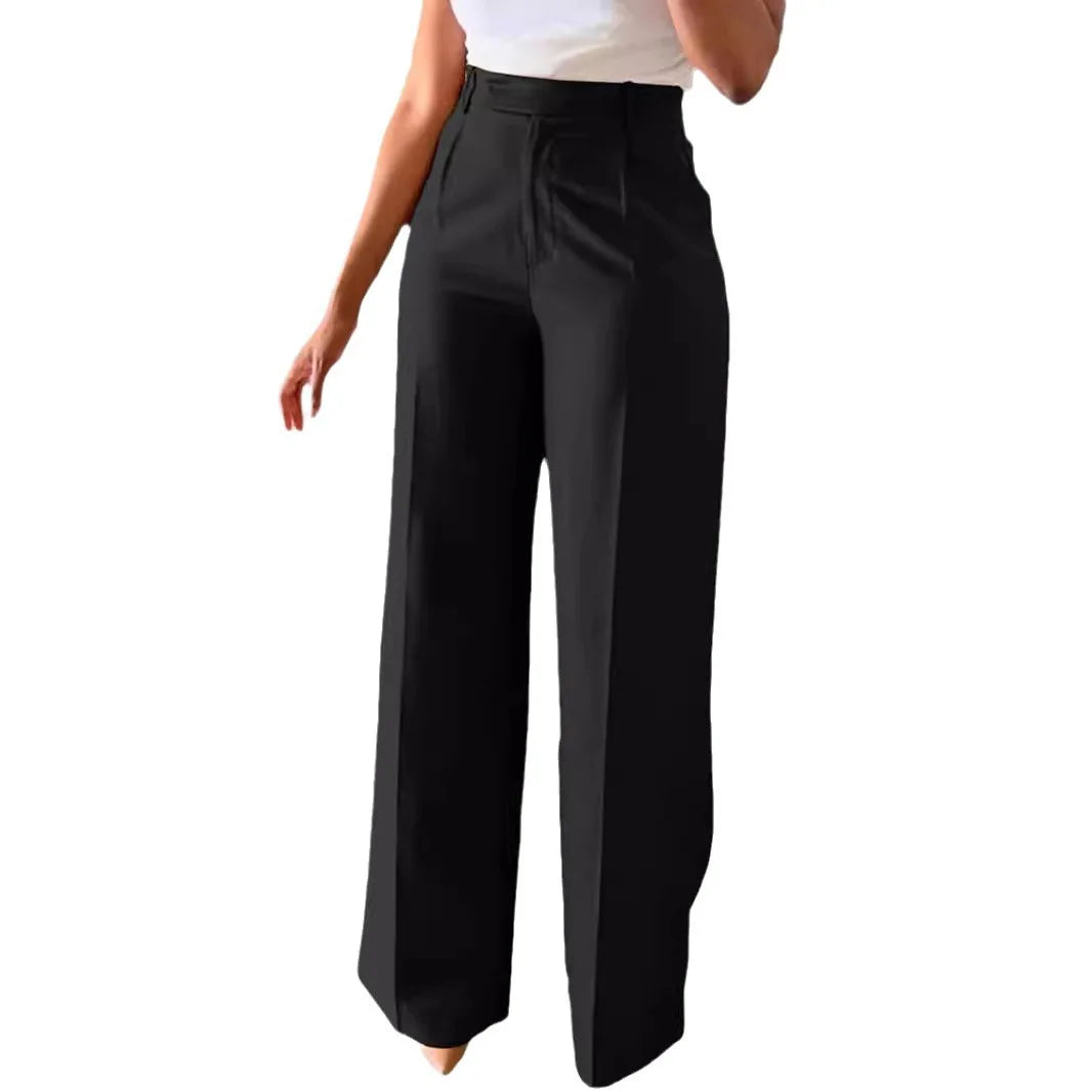 New Commuting High Waisted Straight Leg Pants